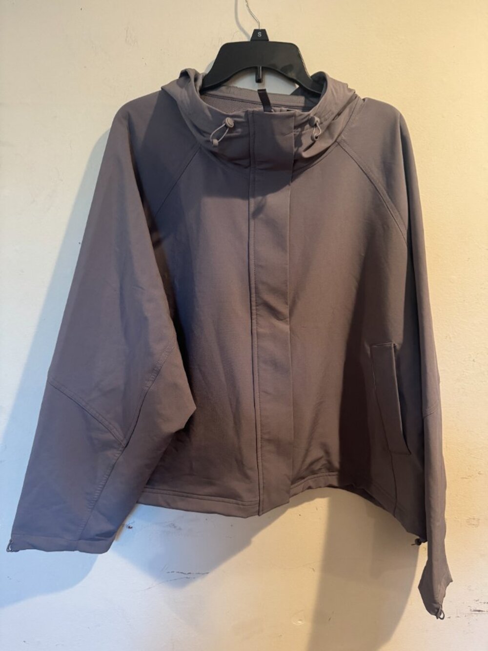 Flx Gray Solid Women's Rain Jacket NWT SIZE XL